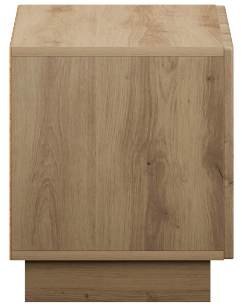TV állvány 60 x 34,5 x 40 cm Kézműves Tölgy Szerelt Fa