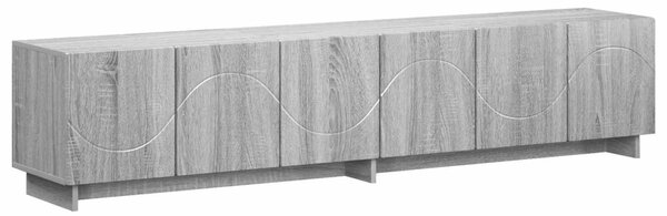 TV állvány 180 x 34,5 x 40 cm Szürke Sonoma Szerelt Fa