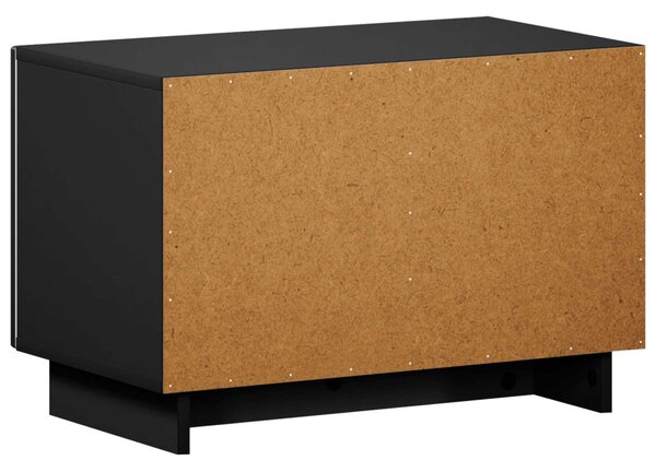 TV állvány 60 x 34,5 x 40 cm Fekete Szerelt Fa