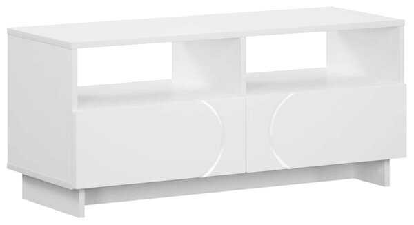TV állvány 90 x 34.5 x 40 cm Fehér Szerelt Fa