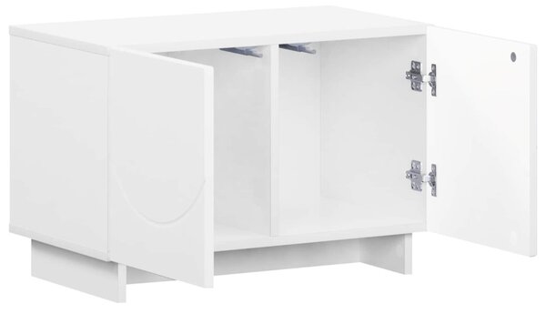 TV állvány 60 x 34,5 x 40 cm Fehér Szerelt Fa