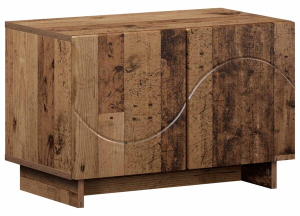 TV állvány 60 x 34,5 x 40 cm Antik Fa Szerelt Fa