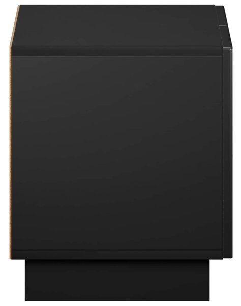 TV állvány 60 x 34,5 x 40 cm Fekete Szerelt Fa