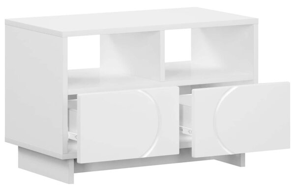 TV állvány 60 x 34,5 x 40 cm Fehér Szerelt Fa