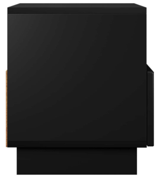 TV állvány 60 x 34.5 x 40 cm Fekete Szerelt Fa