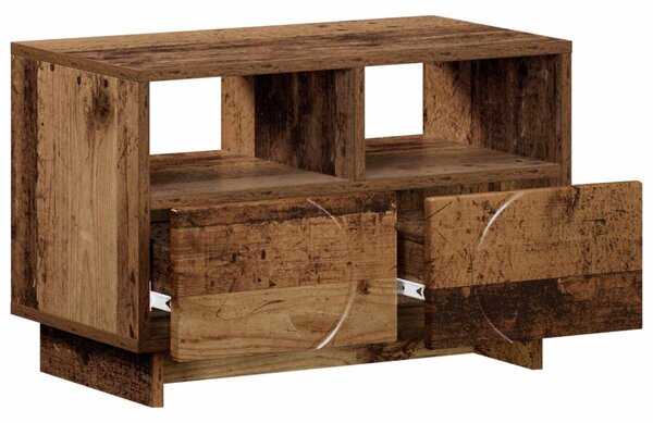 TV állvány 60 x 34.5 x 40 cm Antik Fa Szerelt Fa