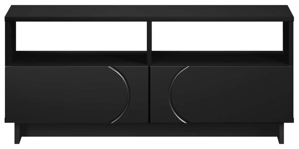 TV állvány 90 x 34.5 x 40 cm Fekete Szerelt Fa