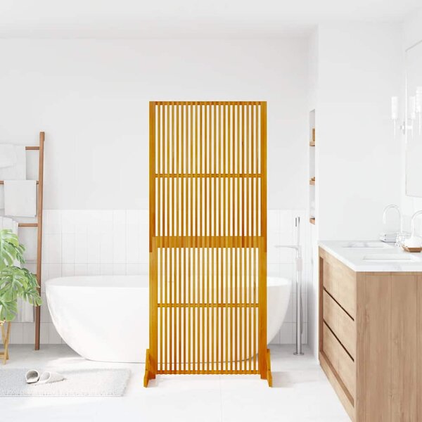 Tömör akácfa adatvédelmi paraván beltéri/kültéri 180,5 cm
