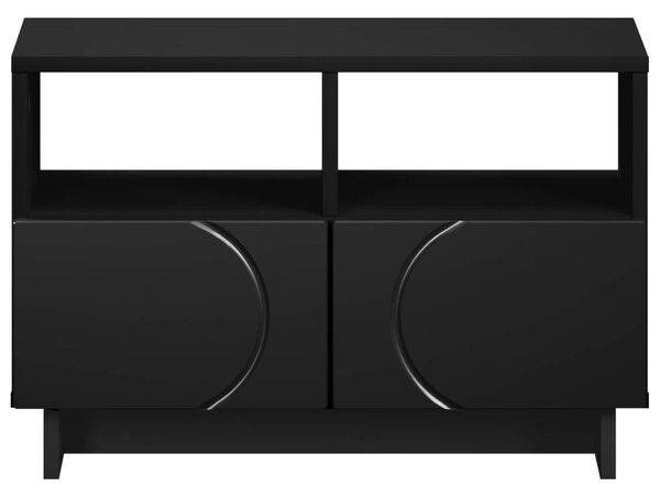 TV állvány 60 x 34.5 x 40 cm Fekete Szerelt Fa