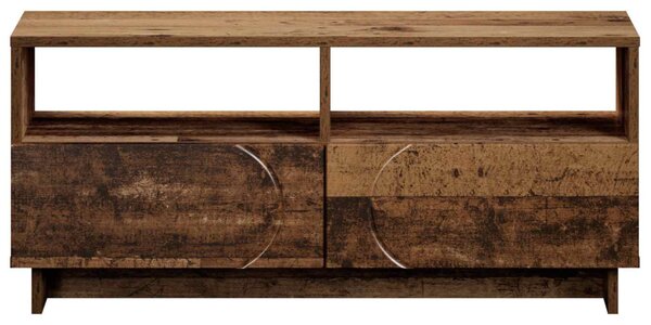 TV állvány 90 x 34,5 x 40 cm Antik Fa Szerelt Fa