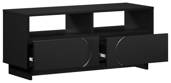 TV állvány 90 x 34.5 x 40 cm Fekete Szerelt Fa