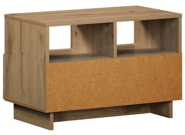 TV állvány 60 x 34,5 x 40 cm Kézműves Tölgy Szerelt Fa