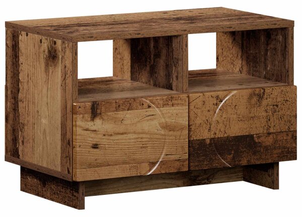 TV állvány 60 x 34.5 x 40 cm Antik Fa Szerelt Fa