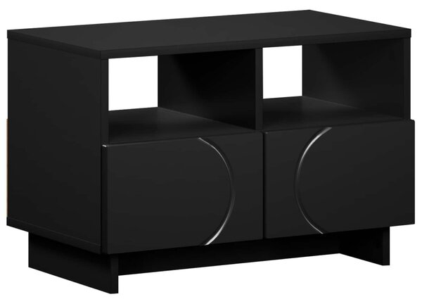 TV állvány 60 x 34.5 x 40 cm Fekete Szerelt Fa