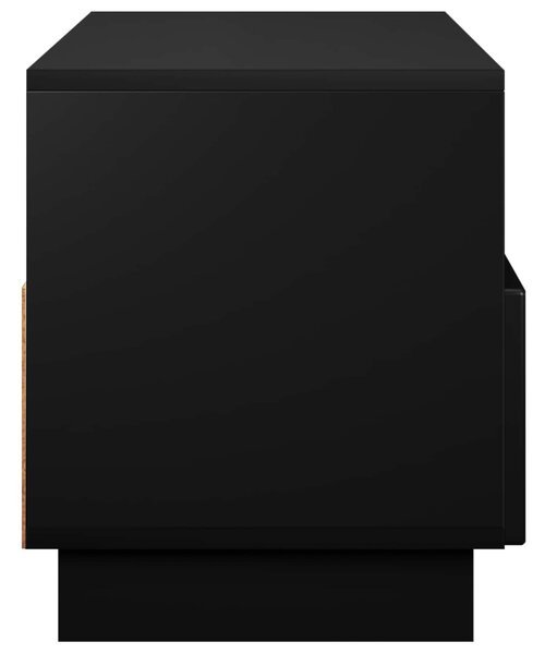 TV állvány 90 x 34.5 x 40 cm Fekete Szerelt Fa