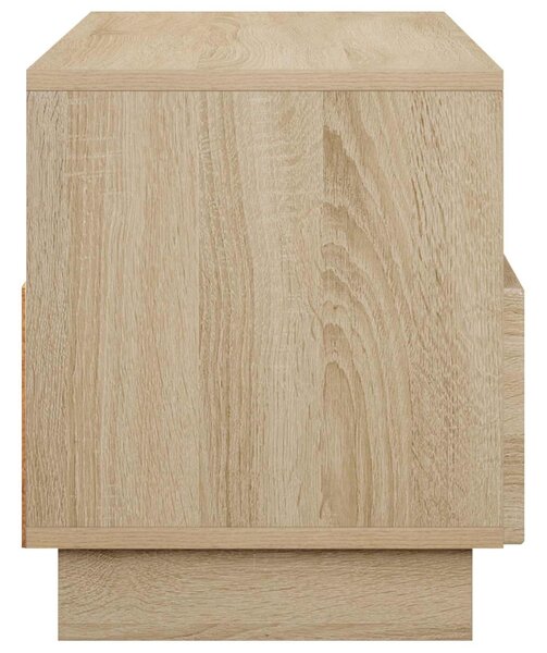 TV állvány 90 x 34.5 x 40 cm Sonoma Tölgy Szerelt Fa