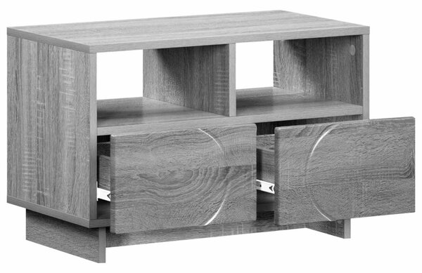 TV állvány 60 x 34.5 x 40 cm Szürke Sonoma Szerelt Fa