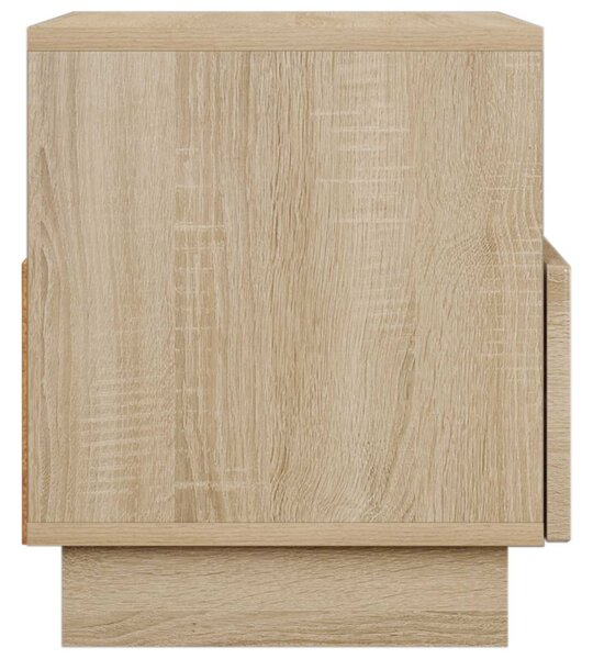 TV állvány 60 x 34,5 x 40 cm Sonoma Tölgy Szerelt Fa
