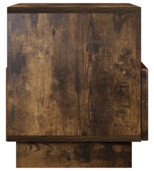 TV állvány 60 x 34,5 x 40 cm Füstös Tölgy Szerelt Fa