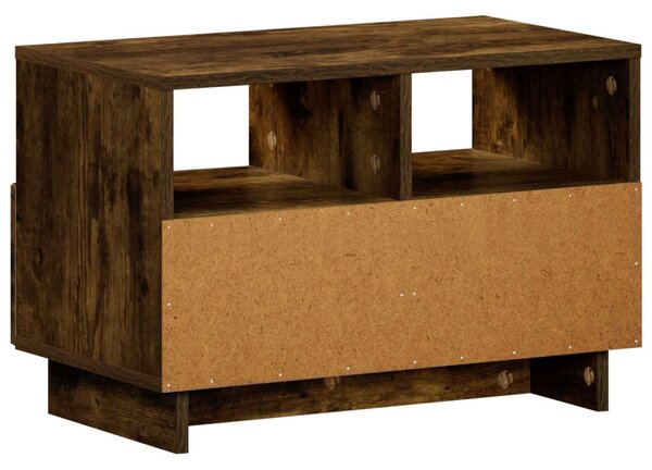 TV állvány 60 x 34,5 x 40 cm Füstös Tölgy Szerelt Fa