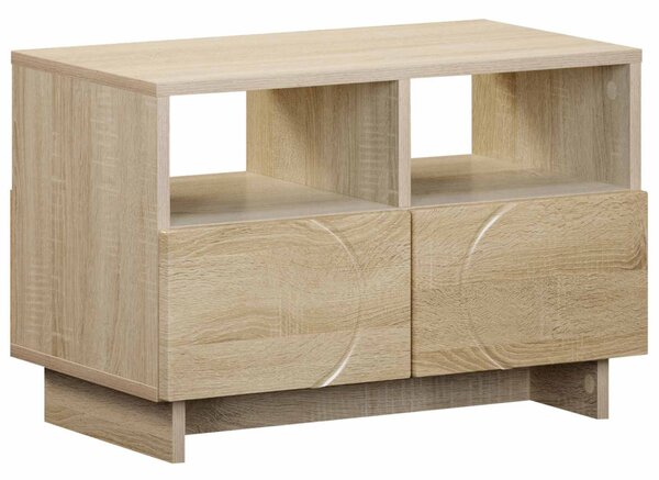 TV állvány 60 x 34,5 x 40 cm Sonoma Tölgy Szerelt Fa