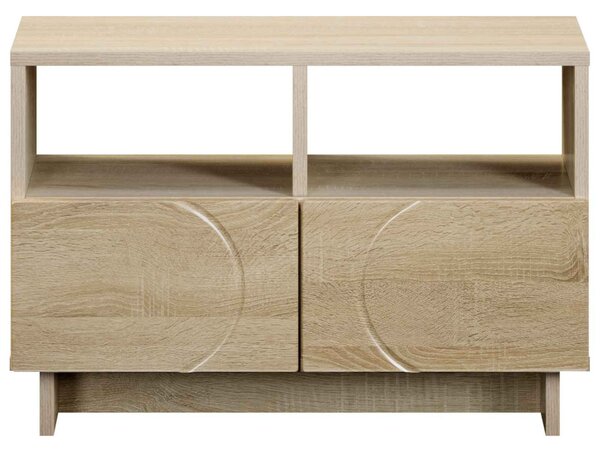 TV állvány 60 x 34,5 x 40 cm Sonoma Tölgy Szerelt Fa