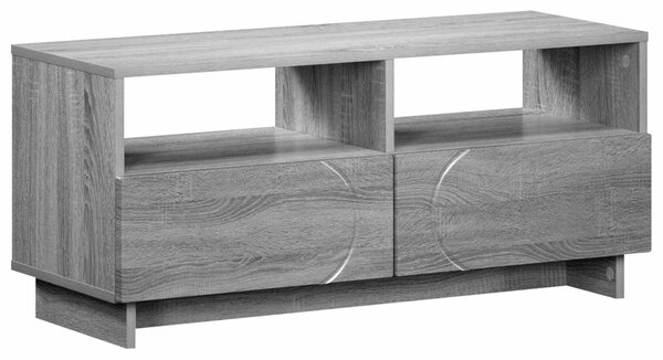 TV állvány 90 x 34.5 x 40 cm Szürke Sonoma Szerelt Fa