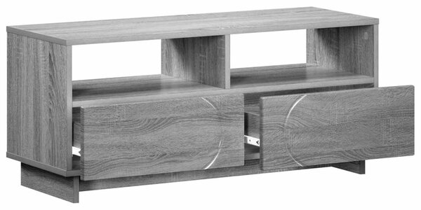 TV állvány 90 x 34.5 x 40 cm Szürke Sonoma Szerelt Fa