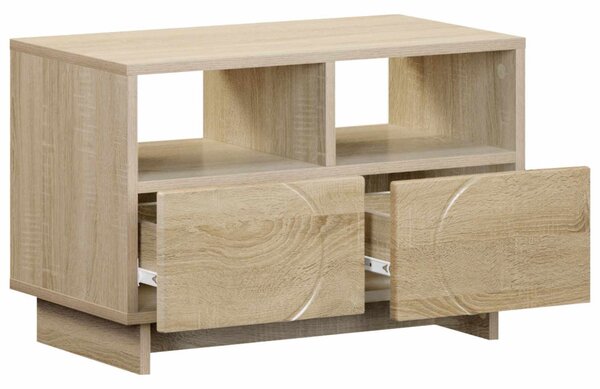TV állvány 60 x 34,5 x 40 cm Sonoma Tölgy Szerelt Fa
