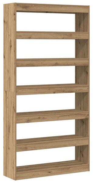 Könyvespolc 6 szintes 100 x 30 x 198 cm Szerelt Fa