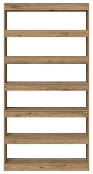 Könyvespolc 6 szintes 100 x 30 x 198 cm Szerelt Fa