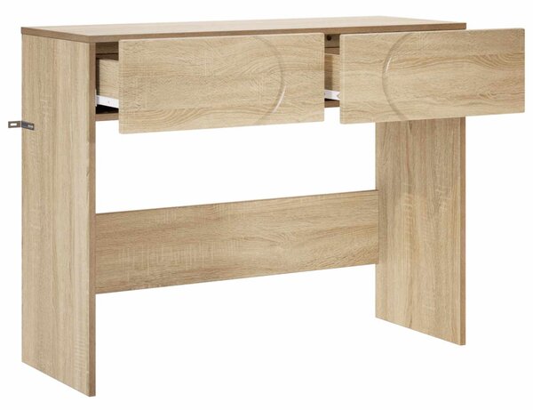Konzolasztal Sonoma Tölgy 96,5 x 38 x 75 cm szerelt fa