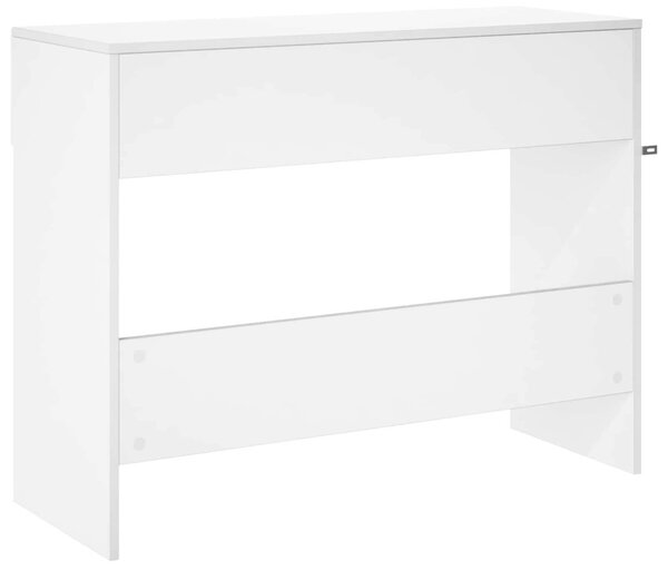 Konzolasztal Fehér 96,5 x 38 x 75 cm szerelt fa