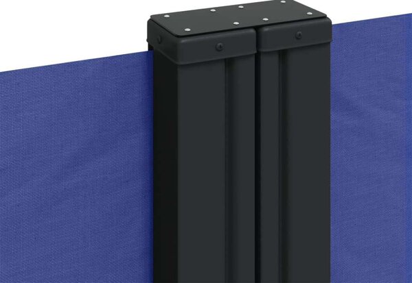 VidaXL kék behúzható oldalsó napellenző 160x1000 cm
