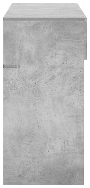 Konzolasztal Betonszürke 96,5 x 38 x 75 cm szerelt fa