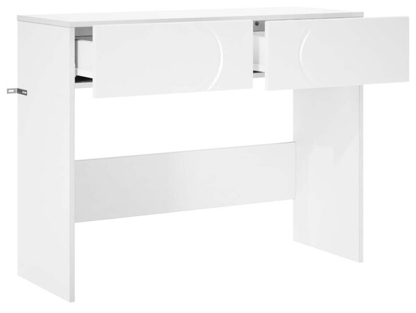 Konzolasztal Fehér 96,5 x 38 x 75 cm szerelt fa