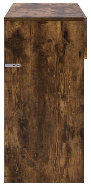 Konzolasztal Füstös Tölgy 96,5 x 38 x 75 cm szerelt fa