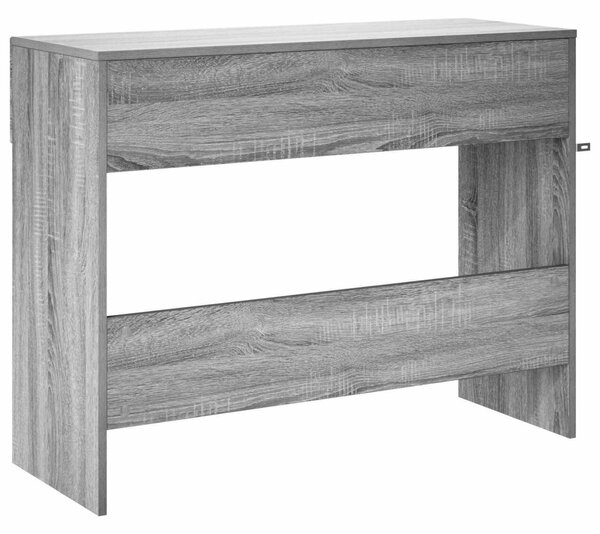 Konzolasztal Szürke Sonoma 96,5 x 38 x 75 cm szerelt fa