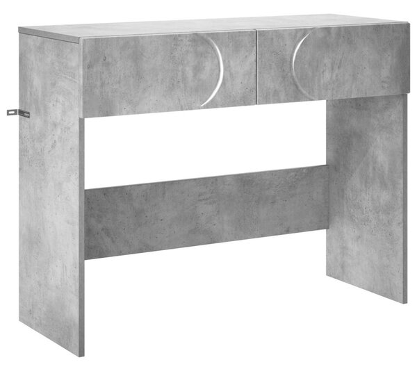 Konzolasztal Betonszürke 96,5 x 38 x 75 cm szerelt fa