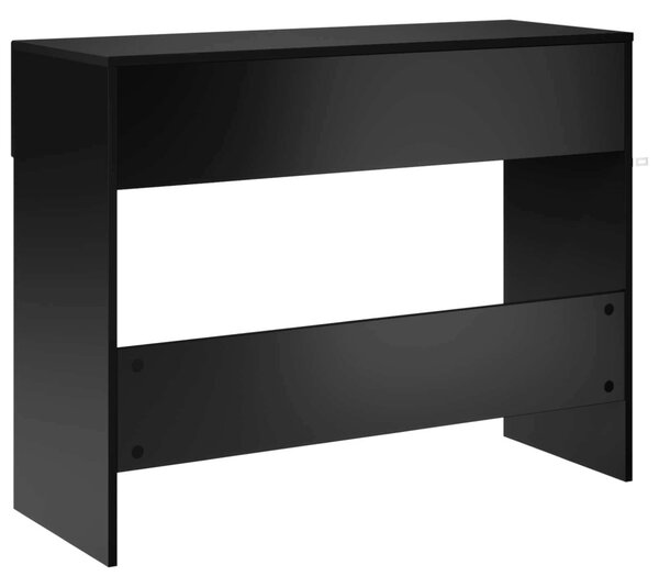 Konzolasztal Fekete 96,5 x 38 x 75 cm szerelt fa