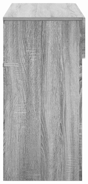 Konzolasztal Szürke Sonoma 96,5 x 38 x 75 cm szerelt fa
