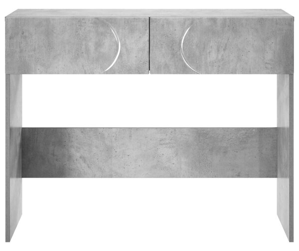 Konzolasztal Betonszürke 96,5 x 38 x 75 cm szerelt fa