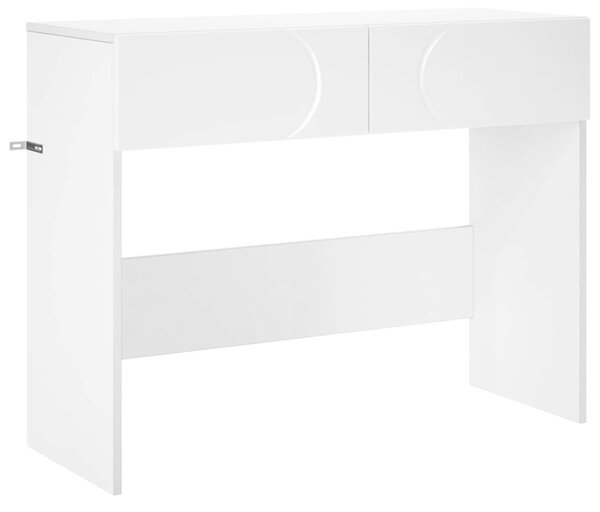 Konzolasztal Fehér 96,5 x 38 x 75 cm szerelt fa