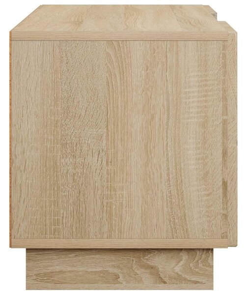 TV állvány 140 x 34,5 x 40 cm Sonoma Tölgy Szerelt Fa