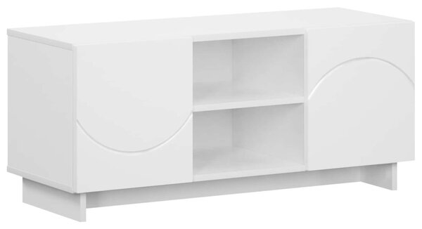 TV állvány 90 x 34.5 x 40 cm Fehér Szerelt Fa