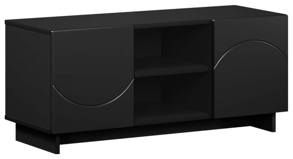 TV állvány 90 x 34.5 x 40 cm Fekete Szerelt Fa