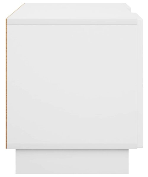 TV állvány 90 x 34.5 x 40 cm Fehér Szerelt Fa