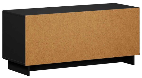 TV állvány 90 x 34.5 x 40 cm Fekete Szerelt Fa
