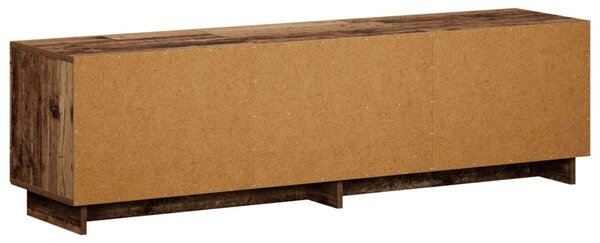 TV állvány 140 x 34.5 x 40 cm Antik Fa Szerelt Fa