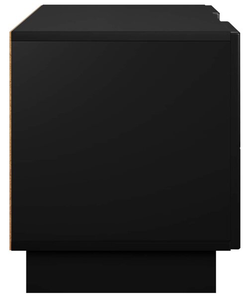 TV állvány 90 x 34.5 x 40 cm Fekete Szerelt Fa